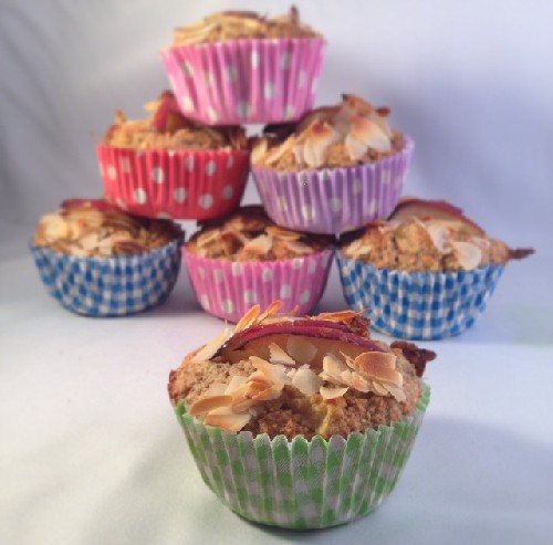 Appel notentaart muffins