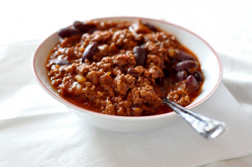 Chili con carne op eigen wijze