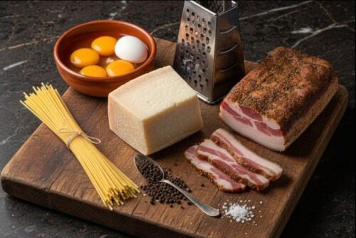 Klassieke Spaghetti Carbonara: recept voor 4 personen