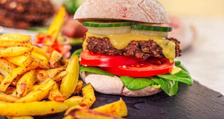 Vegetarische hamburger maken