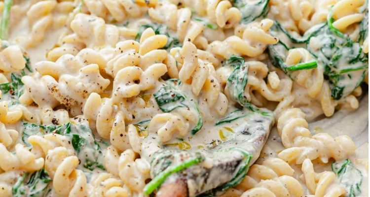 Vegetarische pasta maken