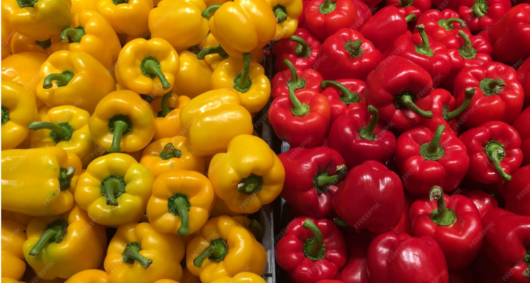 rode en gele paprika